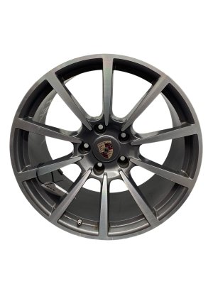 2012-2016 Porsche 911 Gray 20x11 10-Spoke Titanium Alloy Wheel (Used OEM)