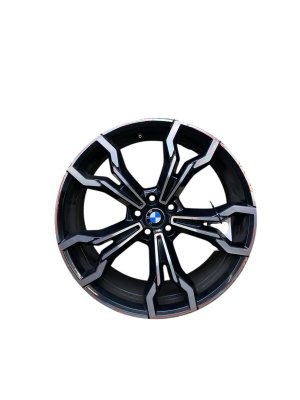 2020-2021 BMW X3 Gray 21x10 5-Y Spoke Machined Alloy Wheel - Rear (Used OEM)