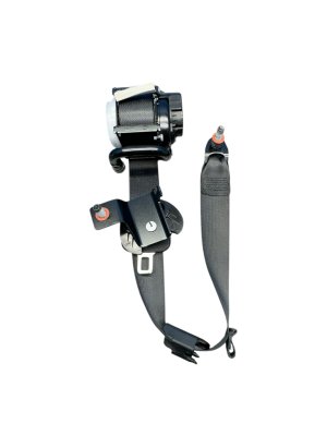 2024-2025 Hyundai Santa Fe Black Second Row Seat Belt Assembly - Rear, Right (Passenger) (Used OEM)
