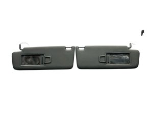 2015-2021 Porsche Macan Black Illuminated Alcantara Sun Visor - Front, Right (Passenger) (Used OEM)