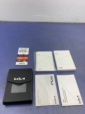2021-2023 Kia K5 Black Owners Manual Booklet with Case (Used OEM)
