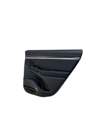 2022-2025 Jeep Wagoneer Black Door Interior Trim Panel - Rear, Right (Passenger) (Used OEM)