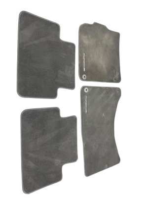 2015-2018 Porsche Macan Black Front and Rear Carpet Floor Mat Set (Used OEM)