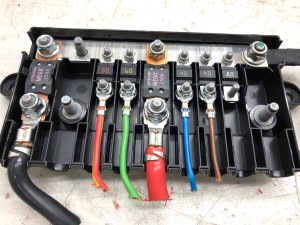 2014-2022 Land Rover Range Rover Sport Rear Fuse Box Power Terminal Module with Battery Positive Cable (Used OEM)