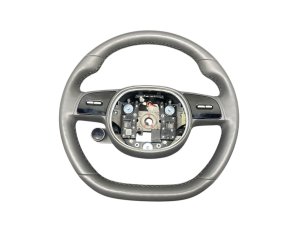 2022-2024 Hyundai Ioniq 5 Gray Leather Heated Steering Wheel Assembly with Controls (Used OEM)
