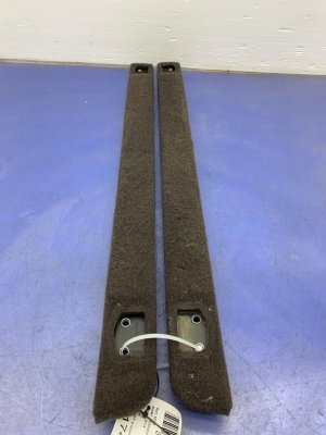 2011-2018 Porsche Cayenne Brown Trunk Trim Cover Panel Set - Rear (Used OEM)