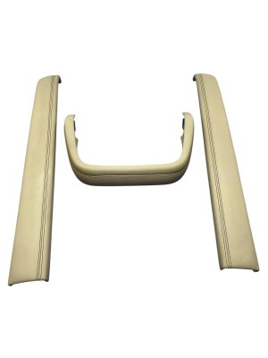 2022-2024 Lincoln Navigator Tan 3-Piece Center Console Trim Set (Used OEM)