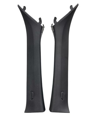 2023-2025 BMW X1 Black Front Windshield A-Pillar Trim Set (Used OEM)