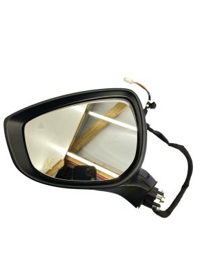 2025-2026 Mazda CX-70 Black Power Heated Blind Spot Door/Side View Mirror - Left (Driver) (Used OEM)