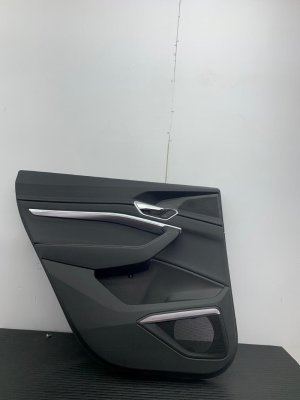 2019-2025 Audi Q4 e-tron Black Door Interior Trim Panel - Rear, Left (Driver) (Used OEM)
