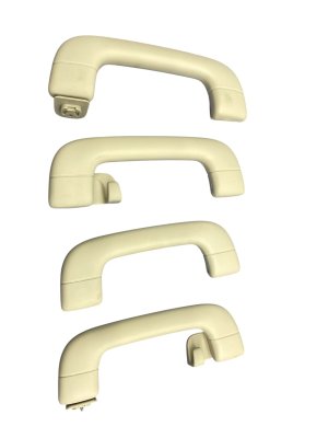 2022-2025 Genesis GV70 Beige Front and Rear Overhead Interior Grab Bar Set (Used OEM)