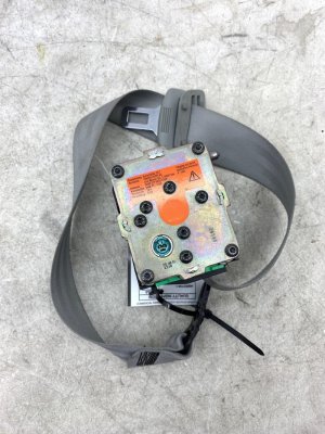 2011-2018 Audi A8 Gray Seat Belt Assembly - Rear, Right (Passenger) (Used OEM)