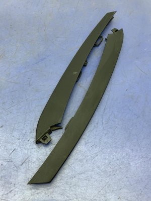 2011-2018 Porsche Cayenne Bumper Lower Molding Set - Front, Left (Driver) (Used OEM)