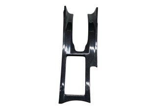 2009-2016 Nissan GT-R Black Carbon Fiber Center Console Top Trim Finish Panel (Used OEM)