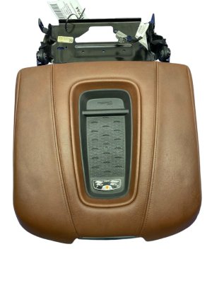 2015-2020 GMC Yukon XL Brown Center Console Armrest Lid with Wireless Charger - Front (Used OEM)