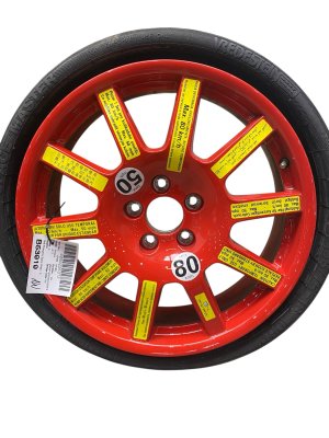 2015-2018 Porsche Macan Red 18x6 Emergency Compact Spare Wheel and Tire Assembly (Used OEM)