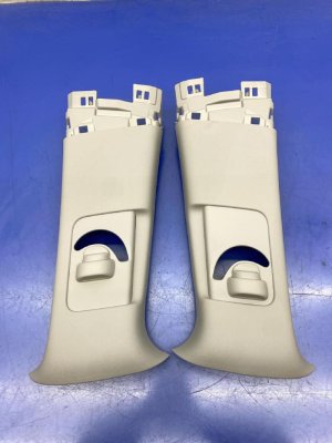 2023-2025 Honda HR-V Gray B-Pillar Interior Trim Cover Set (Used OEM)