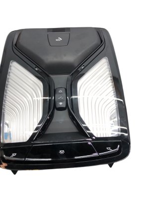 2022-2024 BMW X3 Black Overhead Roof Console with Dome Light and Sunroof - Front (Used OEM)