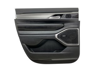 2022-2024 Jeep Wagoneer Black Door Interior Trim Panel with Courtesy Light - Rear, Left (Driver) (Used OEM)