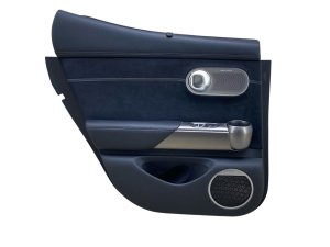 2023-2025 Genesis GV60 Black Door Interior Trim Panel with Suede - Rear, Left (Driver) (Used OEM)
