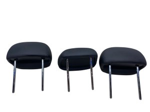 2017-2024 Maserati Levante Black Seat Headrest Set (3 Piece) - Rear, Left (Driver) (Used OEM)