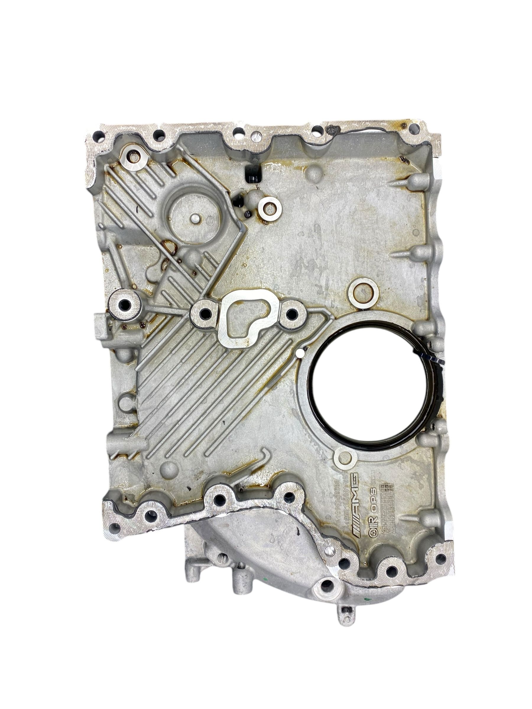 2021-2023 Mercedes-Benz GLA250 Lower Engine Timing Chain Cover (Used OEM)
