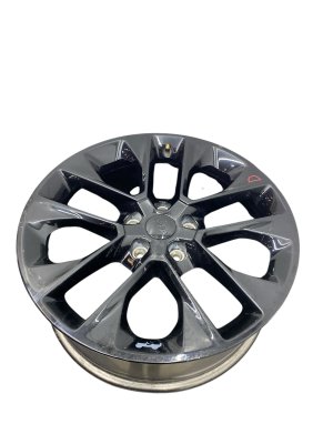 2020-2025 Jeep Wrangler Black 20x8 5 V-Spoke Painted Alloy Wheel (Used OEM)