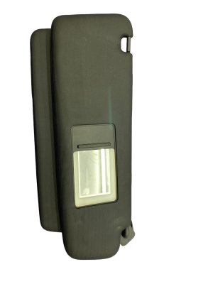 2011-2018 Porsche Cayenne Black Dual Illuminated Sun Visor - Front, Right (Passenger) (Used OEM)