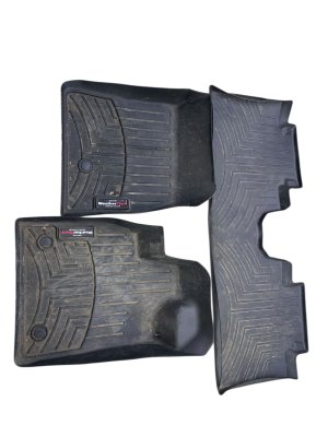 2021-2026 Ford Mustang Mach-E Front and Rear WeatherTech Rubber Floor Mat Set (Used OEM)