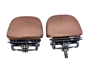 2017-2019 Audi Q7 Brown 3rd Row Seat Headrest - Right (Passenger) (Used OEM)