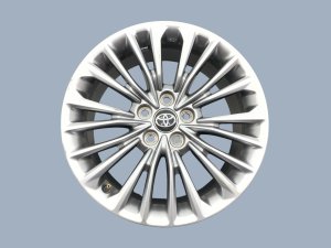 2019-2022 Toyota Avalon Silver 18x8 20-Spoke Bright Hyper Painted Alloy Wheel (Used OEM)