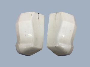2015-2020 Ford F-150 White Platinum Lower Cab Molding Set - Rear (Used OEM)