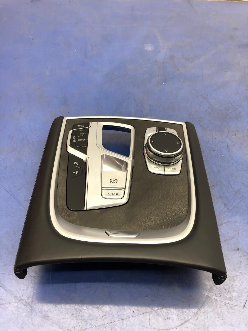 2016-2022 BMW 740i Center Console Trim Panel with Switches (Used OEM)