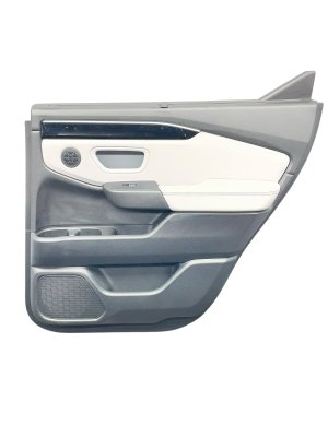 2023-2025 Honda Pilot Black Door Interior Trim Panel with Sunshade - Rear, Left (Driver) (Used OEM)