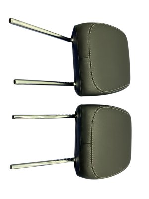 2017-2024 Chrysler Pacifica Black Seat Leather Headrest - Front, Right (Passenger) (Used OEM)