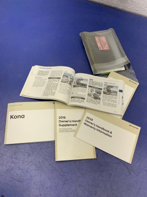 2018-2021 Hyundai Kona Owners Instruction Manual Booklet Set (Used OEM)