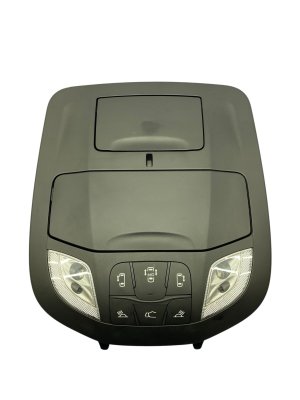 2022-2025 Chrysler Pacifica Black Overhead Console with Dome Map Light - Front (Used OEM)
