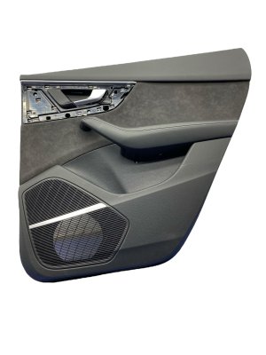 2019-2023 Audi Q8 Black Door Interior Trim Panel - Rear, Right (Passenger) (Used OEM)