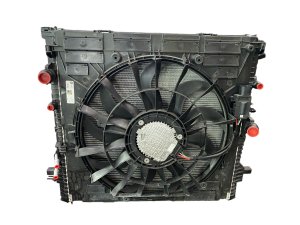 2020-2023 BMW X6 Radiator and Transmission Oil Cooler Assembly with Fan and Shroud - Front (Used OEM)