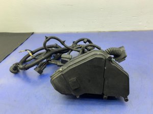 2011-2014 Porsche Cayenne Engine Bay Fuse Relay Wiring Harness and Covers - Front (Used OEM)