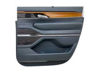 2022-2025 Jeep Grand Wagoneer Blue Door Interior Trim Panel - Rear, Right (Passenger) (Used OEM)