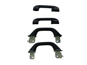2022-2026 Jeep Grand Wagoneer Black Front and Rear Suede Interior Grab Bar Handle Set (Used OEM)