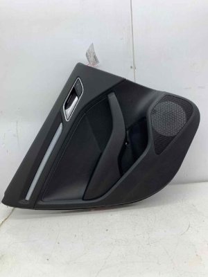 2015-2020 Audi A3 Black Door Interior Trim Panel - Rear, Left (Driver) (Used OEM)