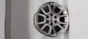 2014-2019 GMC Sierra 1500 12-Spoke Machined Silver Alloy Wheel (Used OEM)