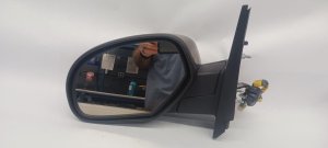 2007-2008 Chevrolet Silverado 1500 Gray Power Heated Door/Side View Mirror with Signal Lamp - Left (Driver) (Used OEM)