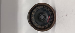 1996-2003 Audi A3 Black 16x6.5 Steel Full Size Spare Wheel with Tire (Used OEM)