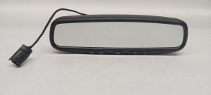 OEM Tan Auto-Dimming HomeLink Compass Interior Rear View Mirror for 2006-2012 Hyundai & Kia - Rear