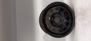 2019-2025 GMC Sierra 1500 Black 17x8 12-Hole Steel Wheel (Used OEM)