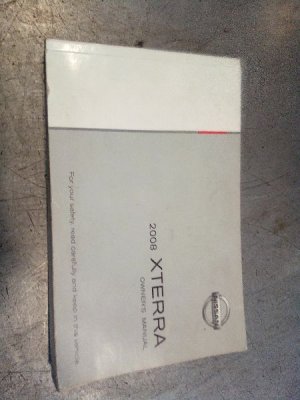 2008 Nissan Xterra Owners Manual (Used OEM)