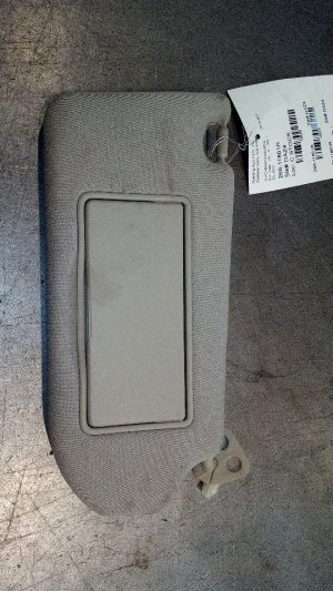 2009-2013 INFINITI G37 Silver Sun Visor with Vanity Light - Right (Passenger) (Used OEM)